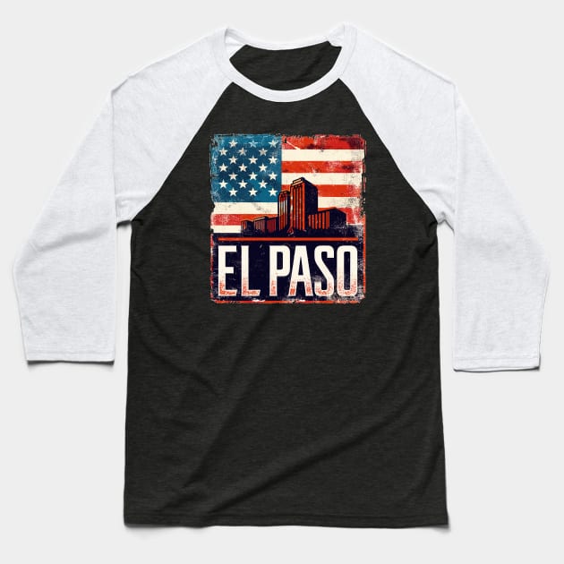 El Paso Texas Baseball T-Shirt by Vehicles-Art